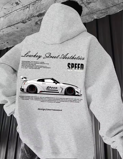 Street Racing Aesthetic Pullover New Arrival Sports Car Graphic Hoodie